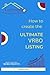 How to create the ultimate Vrbo listing