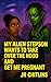 MY ALIEN STEPSON WANTS TO TAKE OVER THE HOOD AND GET ME PREGNANT (JR CHITLINS WILD UNIVERSE Book 2)