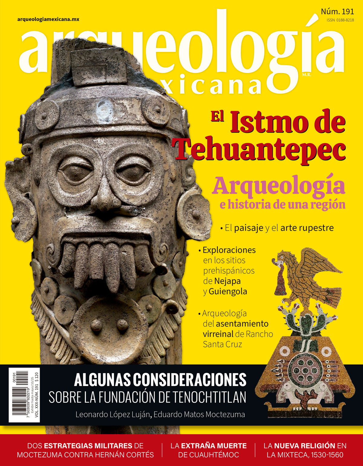 El Istmo de Tehuantepec. Arqueología e historia de una región (Arqueología Mexicana, marzo-abril 2025, Volumen XXX, n. 191)