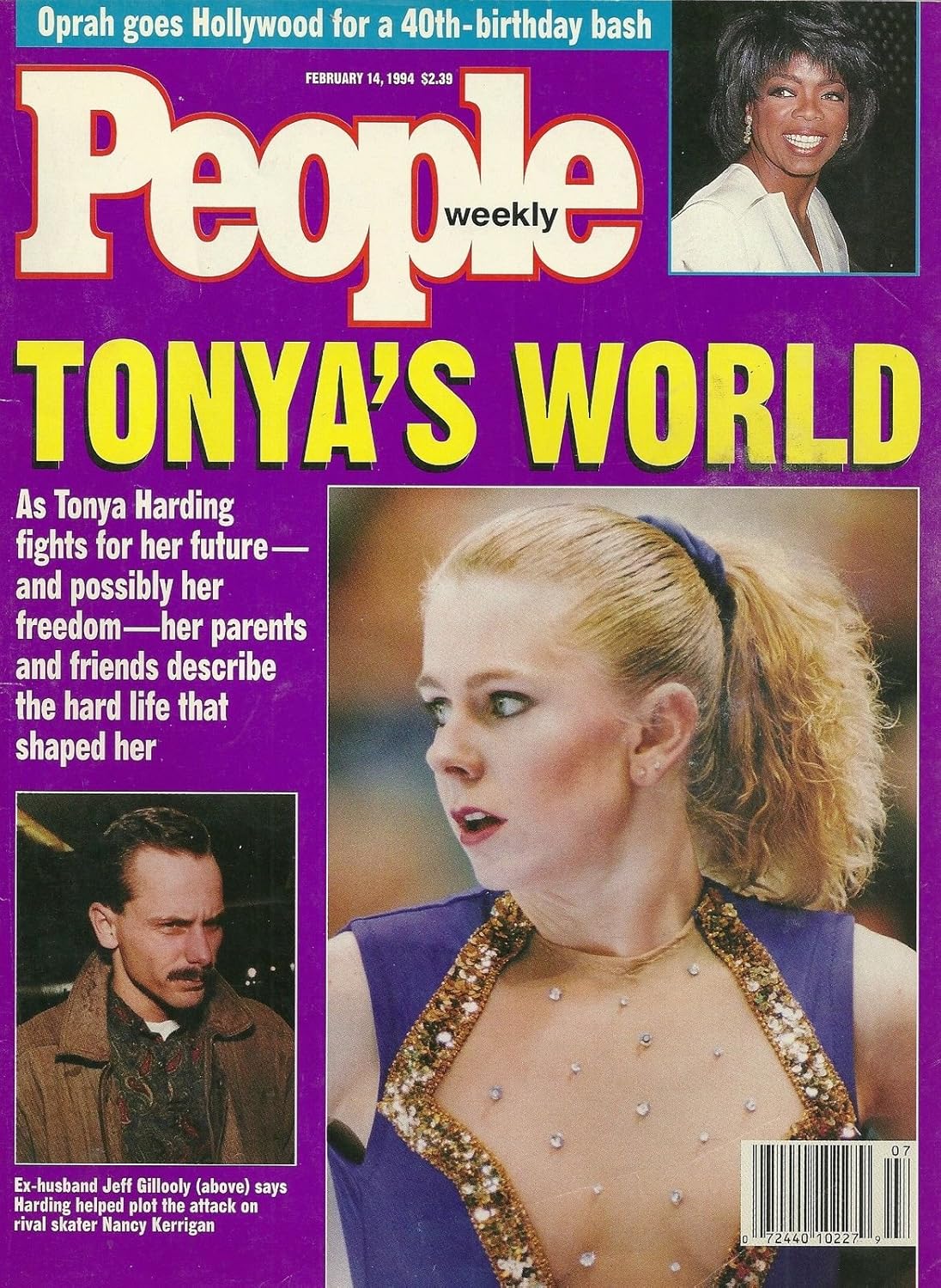 People Weekly Magazine February 14, 1994 Tonya Harding and Jeff Gillooly, Oprah Winfrey, The Beatles 30th Anniversary