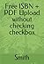 Free ISBN + PDF Upload with...