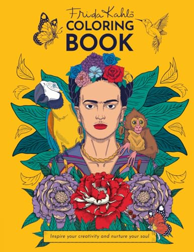 Frida Kahlo - Official Coloring Book: A Journey Through 64 Pages of Art, Creativity & Expression (Paperback)