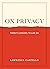 On Privacy: Twenty Lessons ...