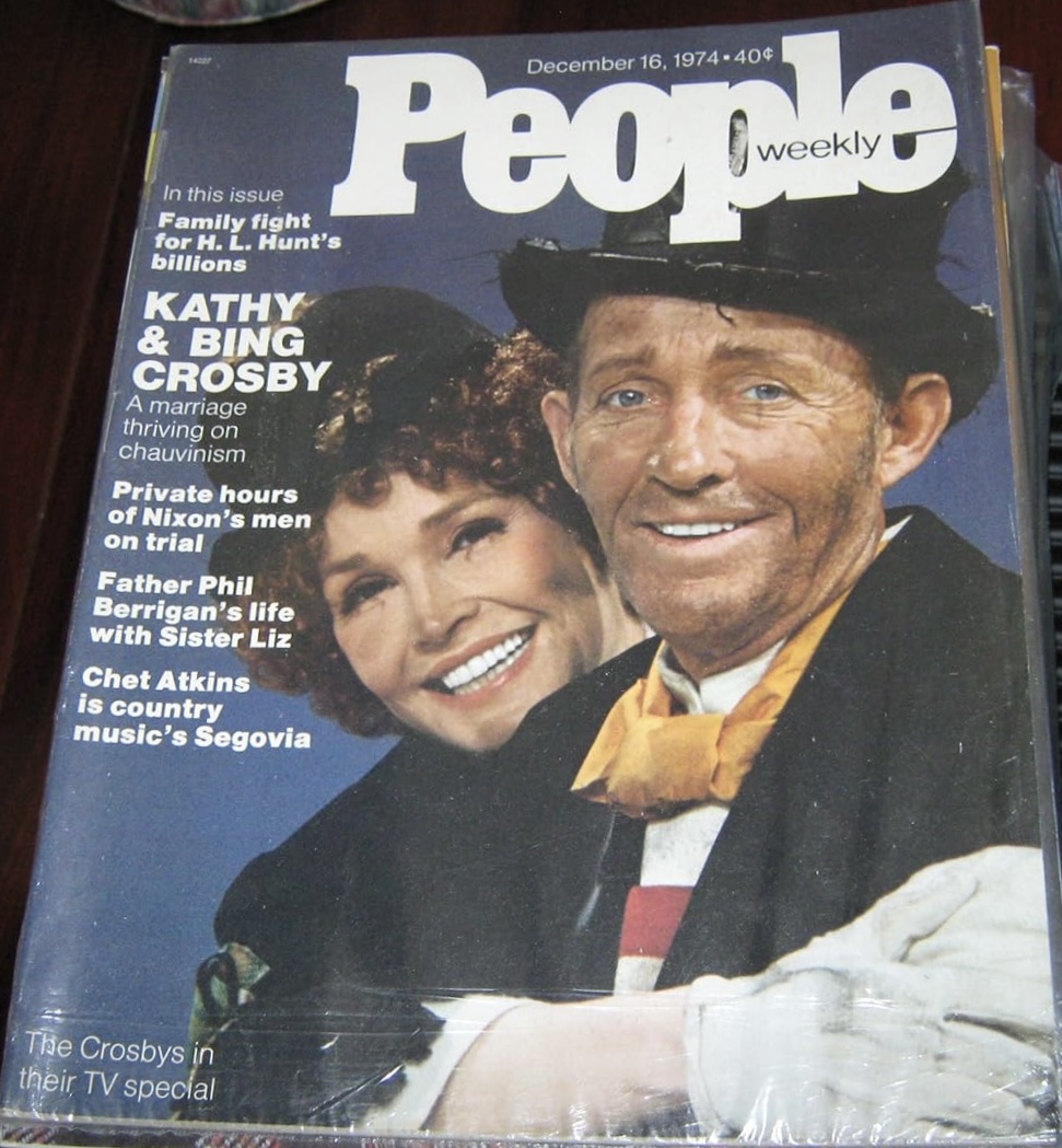 People Weekly Magazine December 16, 1974 (Kathy & Bing Crosby, H.L. Hunt, Father Bill Berrigan & Sister Liz, Chet Atkins)