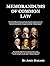 Memorandums of Common Law by John Darash