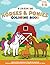 Horses and Ponies Coloring Book for Kids Ages 4-8 by C. Bug Publishing