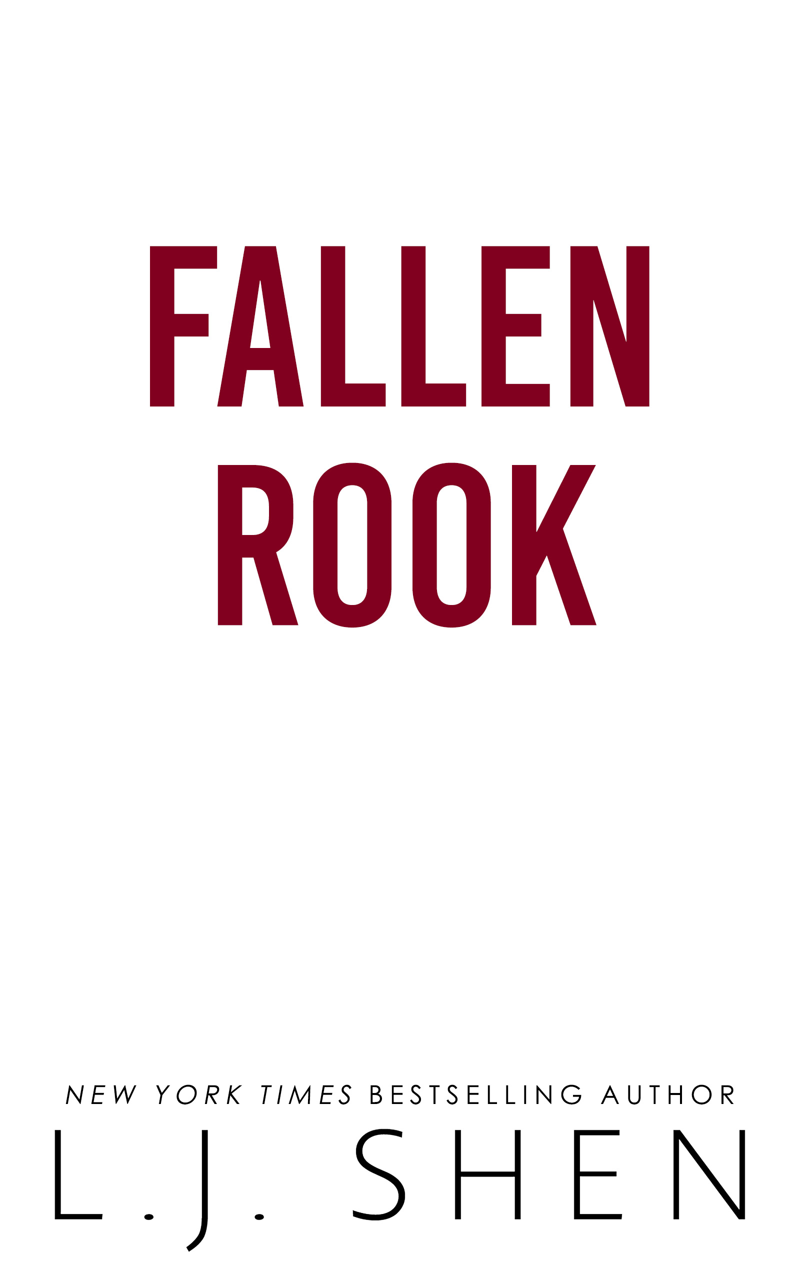 Fallen Rook (Society of Villains, #3)