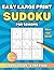 Easy Large Print Sudoku for...