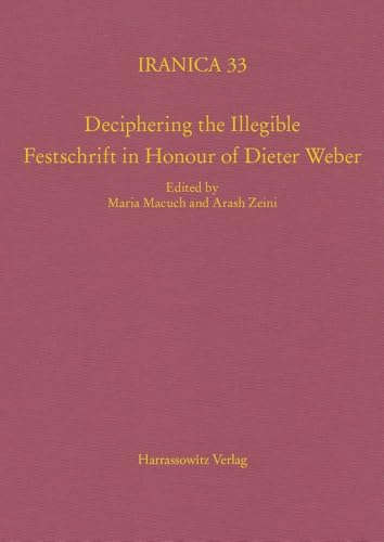 Deciphering the Illegible: Festschrift in Honour of Dieter Weber (Hardcover)