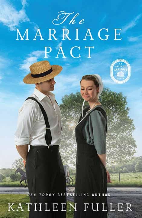 The Marriage Pact: An Amish of Marigold Novel (Library Binding)