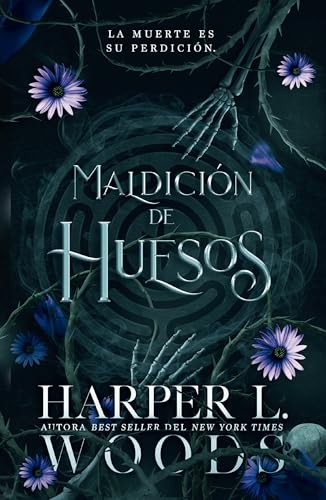Portada de Maldición de huesos, de Harper L. Woods