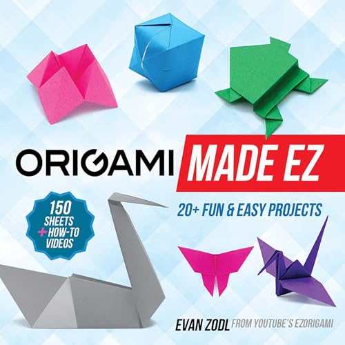 Origami Made EZ: Over 20 Fun & Easy Projects with 156 Sheets of Origami Paper + How-To Videos (Dover Crafts: Origami & Papercrafts)