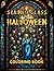 Stained Glass Halloween Coloring Book by Natalie Foster