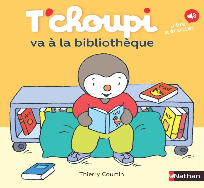T'choupi va à la bibliothèque (Hardcover)