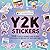 Y2K Stickers by Adams Media Y2K Stickers by Adams Media