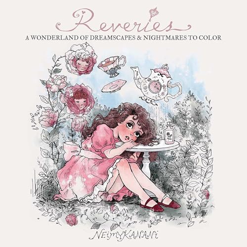 Reveries: A Wonderland of Dreamscapes and Nightmares to Color (Dover Adult Coloring Books)