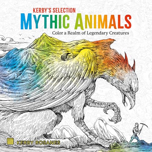 Mythic Animals: Color a Realm of Legendary Creatures (Paperback)