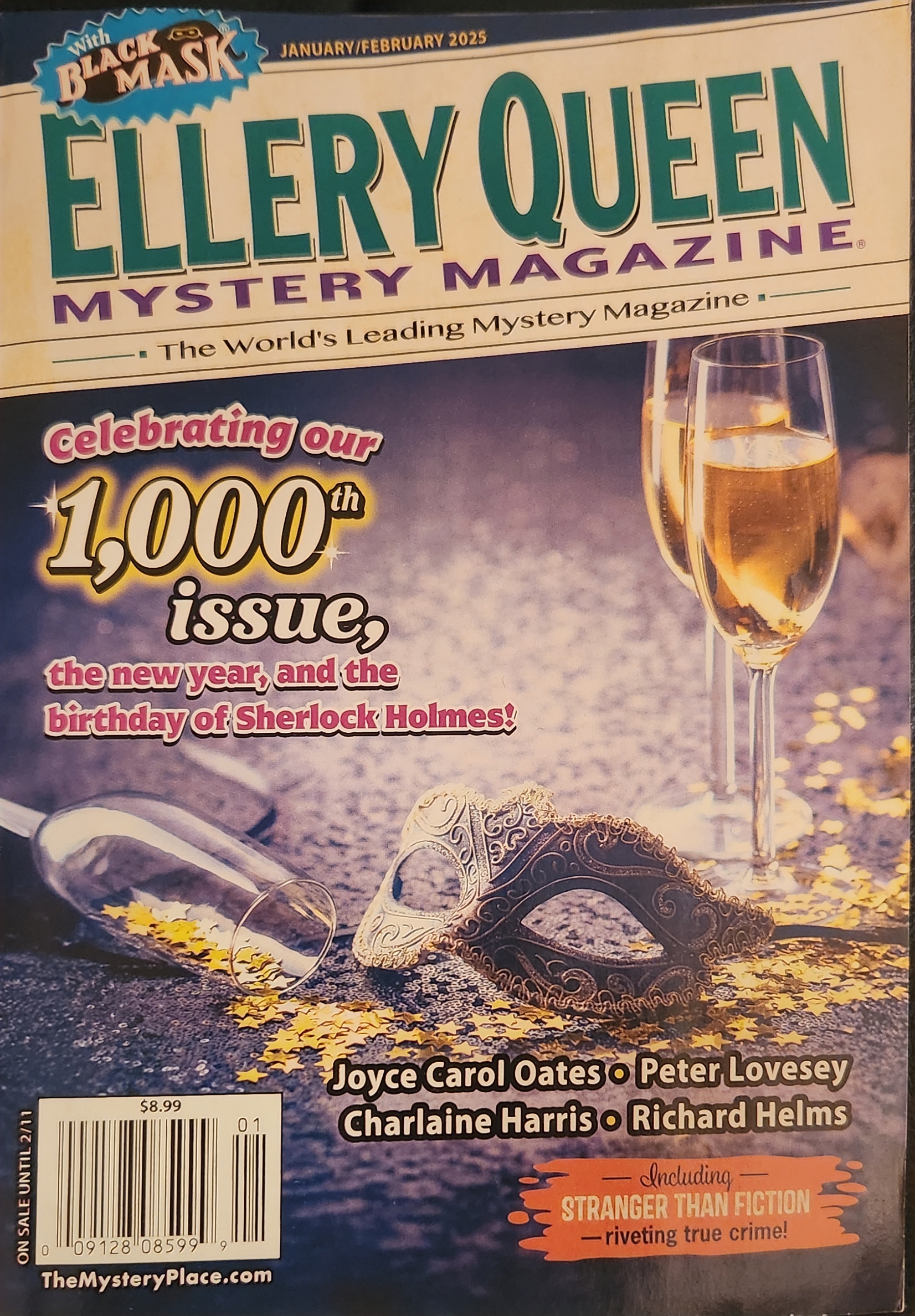 Ellery Queen Mystery Magazine January/February 2025 (Paperback)