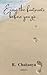 Erase the footprints before...