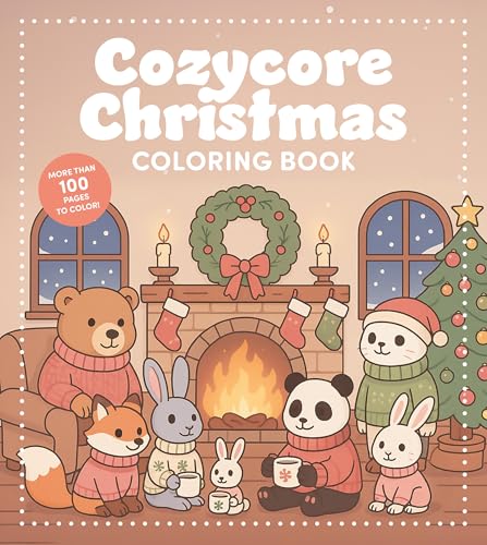 Cozycore Christmas Coloring Book: Celebrate the Season with Everything Cute and Cozy! (Chartwell Coloring Books)