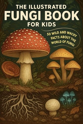 The Illustrated Fungi Book for Kids: 50 Wild and Wacky Facts About the World of Fungi: A fun and Educational Nature Book for Kids, Packed with Mushroom Facts, Environmental Science and Biology - STEM (Kindle Edition)