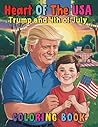 Heart of the USA Trump and 4th of July Coloring Book for Kids Teens and Adults: 88 Pages Celebration of American Spirit with Fireworks, Freedom and Trump Inspired Art