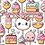 Cute Kawaii Deserts Colouri...