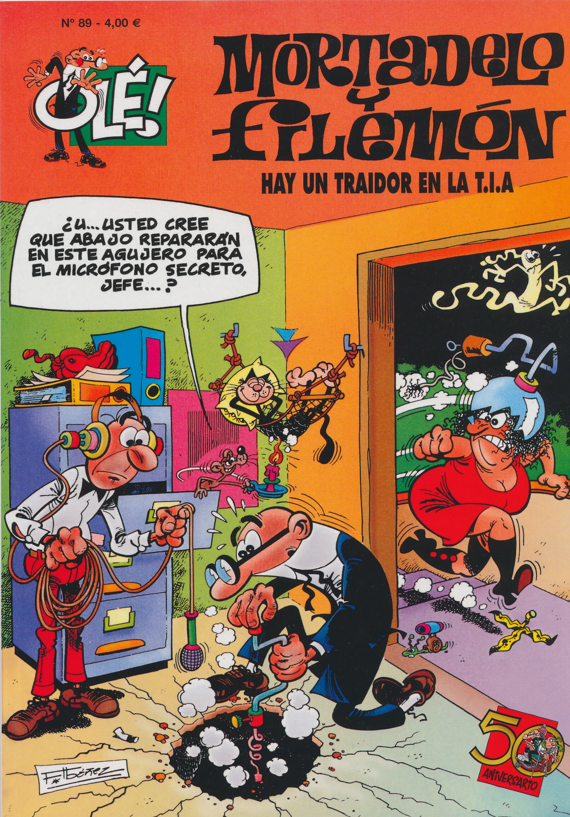 Hay un traidor en la T.I.A. (Mortadelo y Filemón, #59)