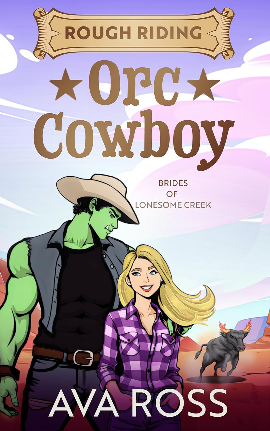 Rough Riding Orc Cowboy (Brides of the Lonesome Creek Orcs #2)