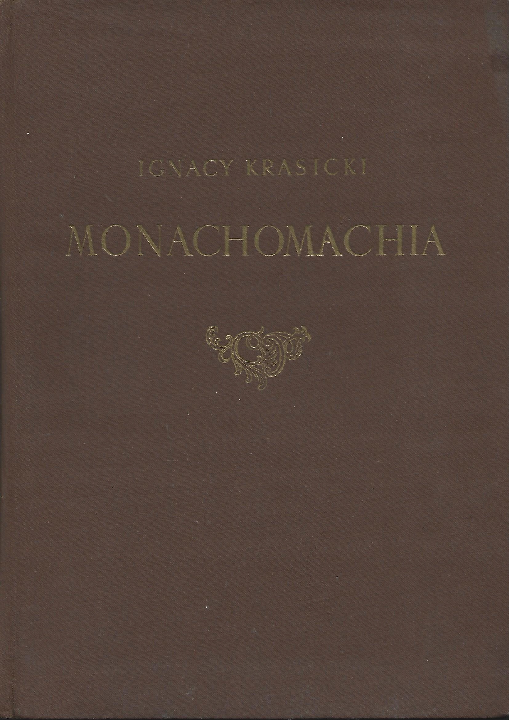 Monachomachia czyli Wojna Mnichów (Hardcover)