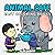 ANIMAL CAFE: Easy Coloring ...