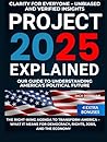 Project 2025 Explained: The Right-Wing Agenda to Transform America – Impacts on Democracy, Rights, Jobs, and the Economy. Unbiased Analysis and Verified Insights for America’s Political Future.