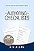 Authoring Checklists: Tips ...