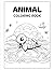 Animal Art Coloring Book by Charles Lang