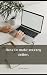 How to make money online