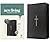 NLT Large Print Thinline Reference Zipper Bible, Filament Enabled (LeatherLike, Black Cross, Indexed, Red Letter)