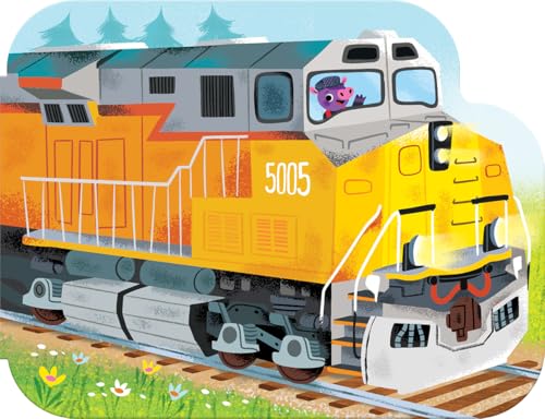How Freight Trains Work - Children's Shaped Board Book for Train Lovers (Board Book)