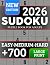 2026 sudoku puzzle book for...
