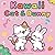 Kawaii Cat & Bunny by Angga Muhammad