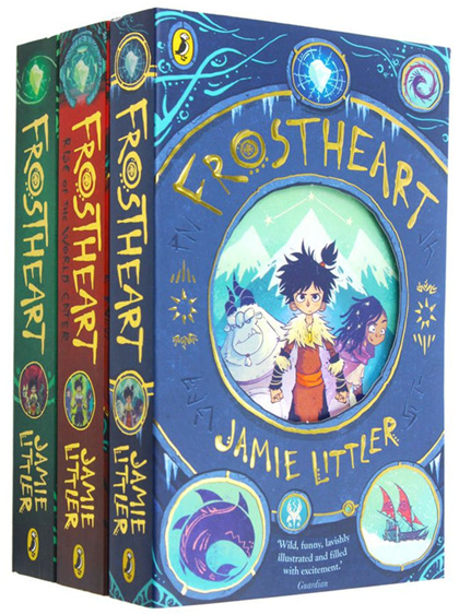 Frostheart Trilogy: Frostheart, Escape from Aurora, Rise of The World Eater (Frostheart, #1-3)