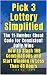 Pick 3 Lottery Simplified by Lotto JOB