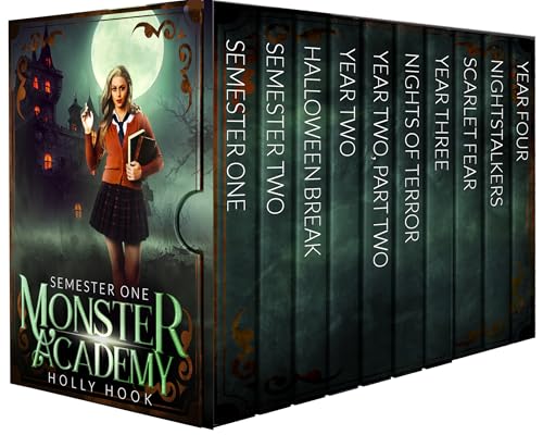 The Monster Academy Complete Series Omnibus [Books 1-10]: A Young Adult Academy Fantasy Series (Holly Hook's Books Complete Series Boxsets)