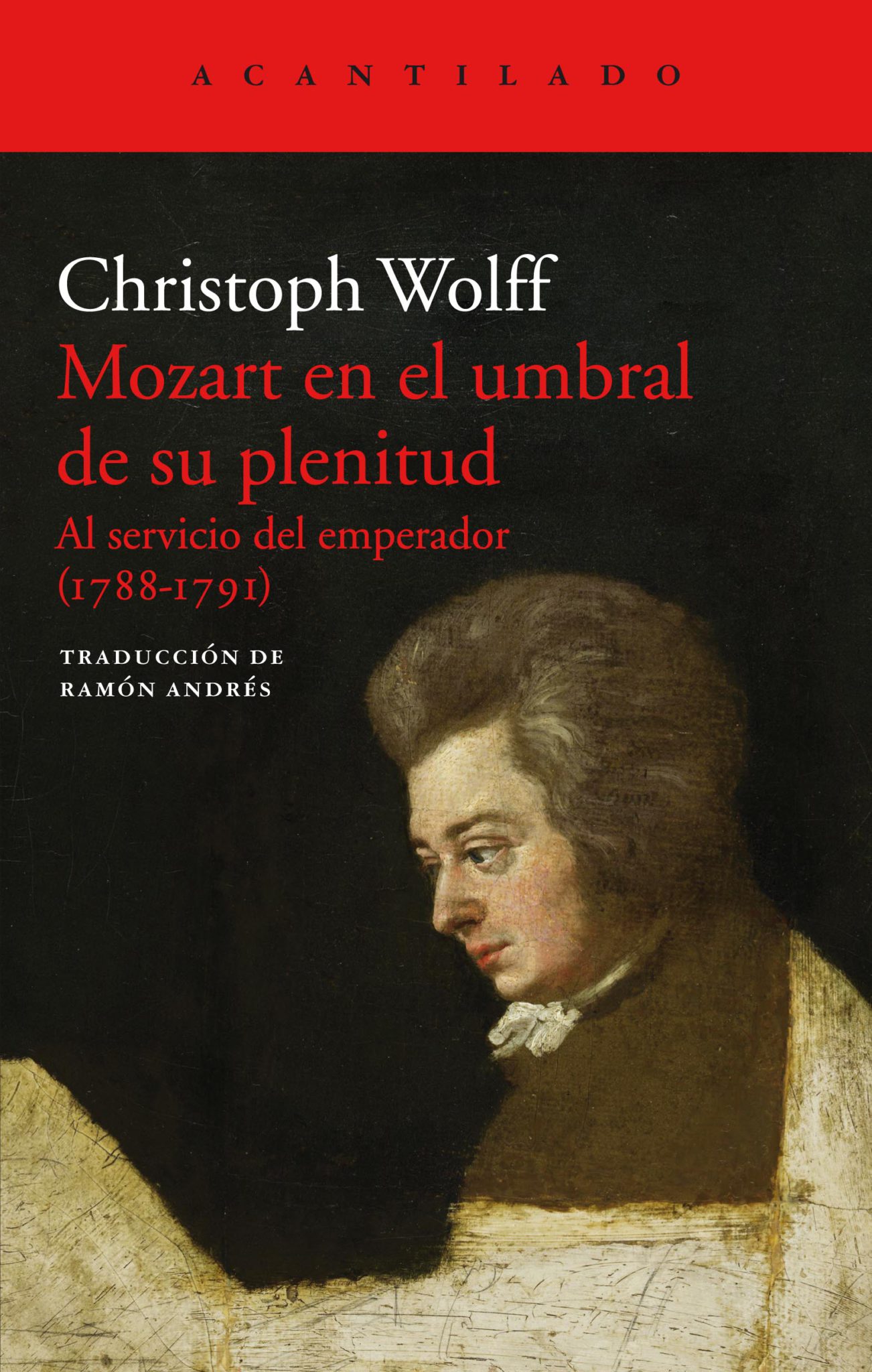 Portada de Mozart en el umbral de su plenitud. Al servicio del emperador, de Christoph Wolff