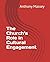 The Church’s Role in Cultural Engagement by Anthony Massey