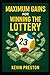 Maximum Gains for Winning the Lottery by Kevin Preston