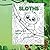 Sloths Coloring Book