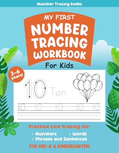 My First Number Tracing Book for Kids (Paperback)