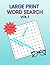 Large Print Word Search Volume 1 by J Cooke