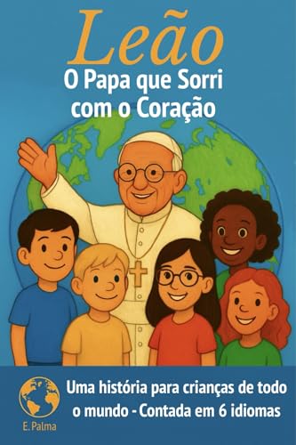 Papa Leão – O Papa que Sorri com o Coração: Uma Aventura Global para Crianças (Portuguese Edition)