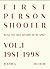 First Person Shooter Being the History of My Spree Vol. 1 198... by Roderick Hellebore